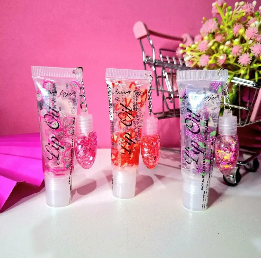 Iman Of Noble 2-in-1 Lip Gloss & Lip Plumping Oil (Each) Iman of Noble