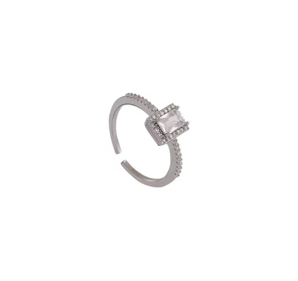 Premium Stainless Steel Zircon Ring – Each Cosmia