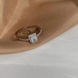 Premium Stainless Steel Zircon Ring – Each