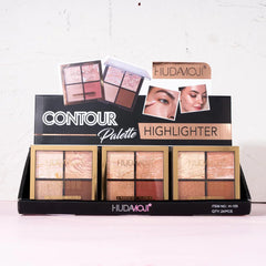 Huda Moji Contour Highlighter Palette – Sculpt, Glow & Define Huda Moji