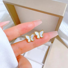 Stylish Butterfly Design Gold Plated Necklace Set Cosmia
