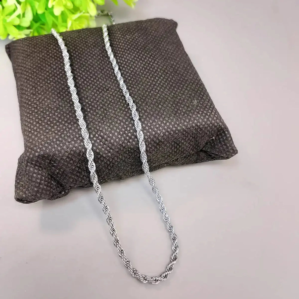 China Rope Chain – Elegant Twisted Design Necklace for Men & Women Cosmia