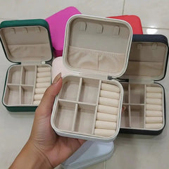 Elegance Square Leather Jewelries Storage box Cosmia