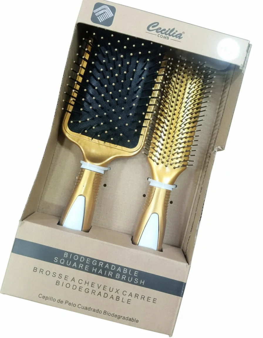 CECILIA 2pcs Hair Brush Set Cecelia