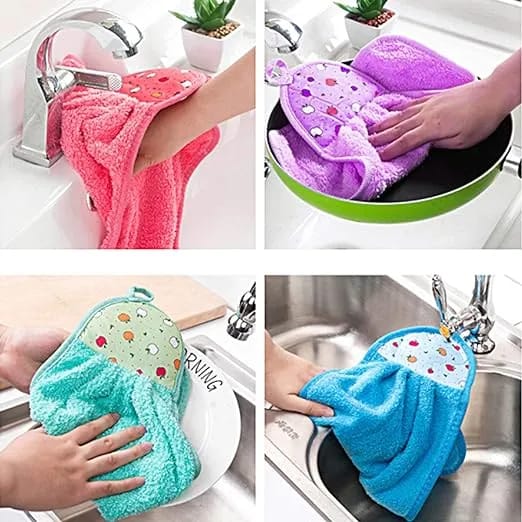 Microfiber Hand Towel Kitchen/Bathroom Soft Hand Towel Cosmia.pk