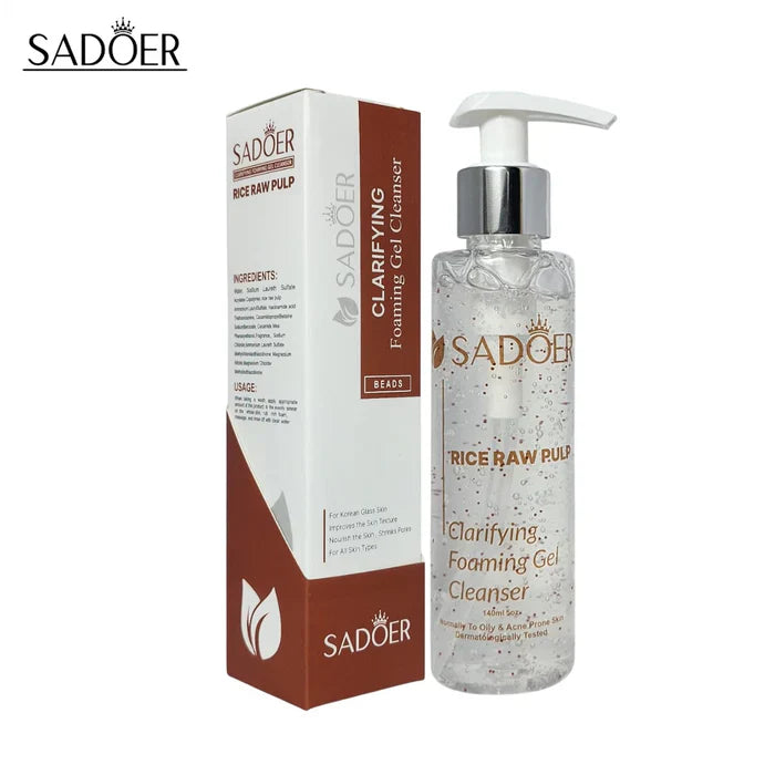 Sadoer Clarifying Foaming Gel Cleanser with Beads - 140ml Sadoer