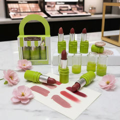 Dragon Ranee Bamboo Bloom Matte Lipstick Set - 3Pcs Dragon Ranee