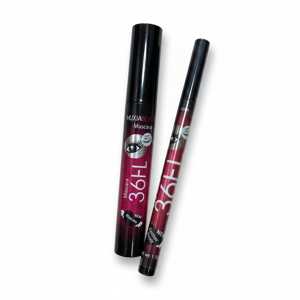 Huxia Beauty 2 in 1 Mascara and Eyeliner Set Huxia Beauty