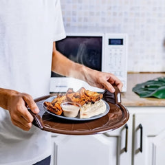 Appollo Houseware Vital Microwave Tray in brown - Each Cosmia.pk