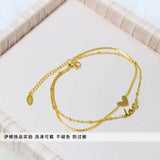 Stainless Steel Heart Love Anklet