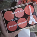 Mocallure 6-Color Blush Palette