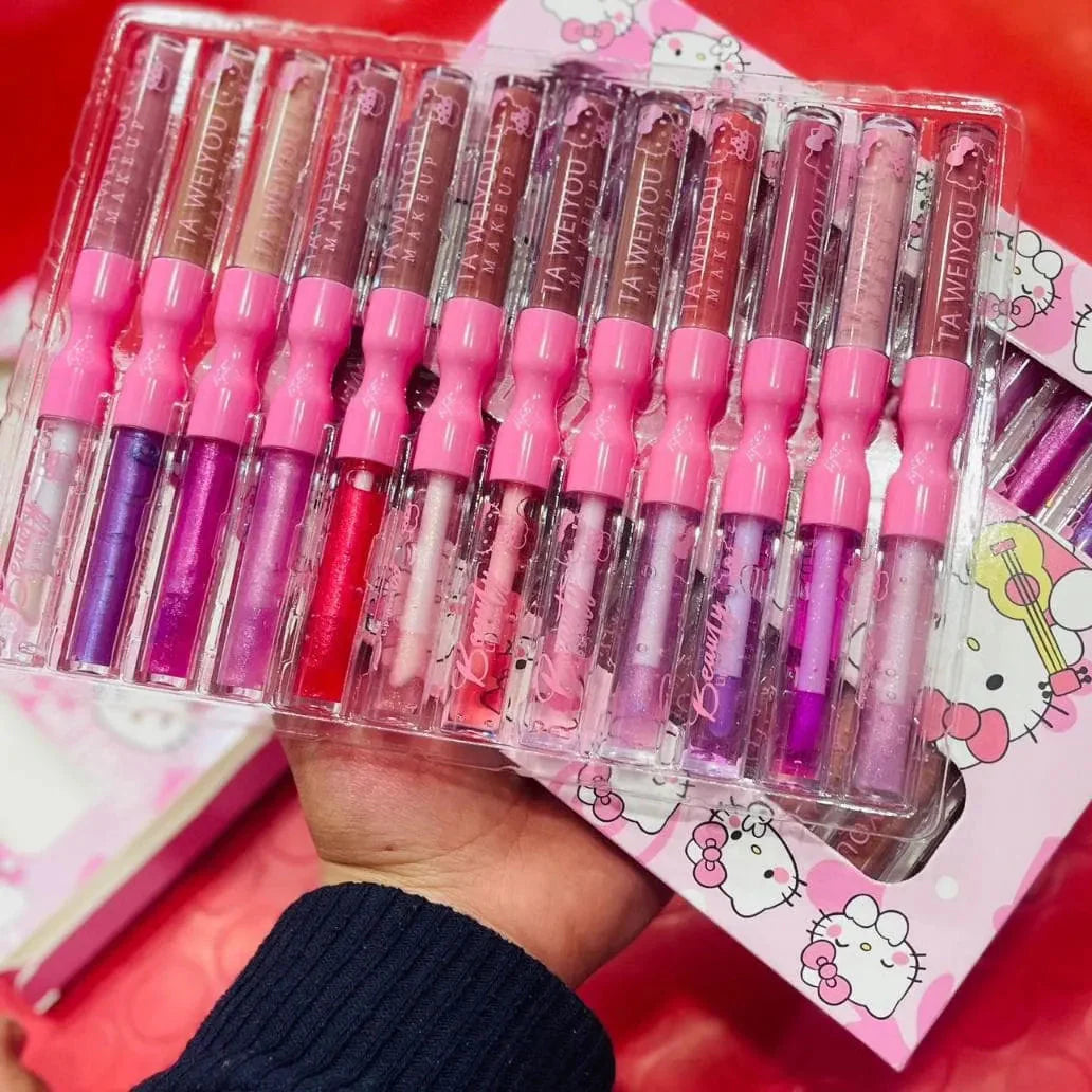 Sheglan Cute & Beauty Lipgloss - 12Pcs sheglan