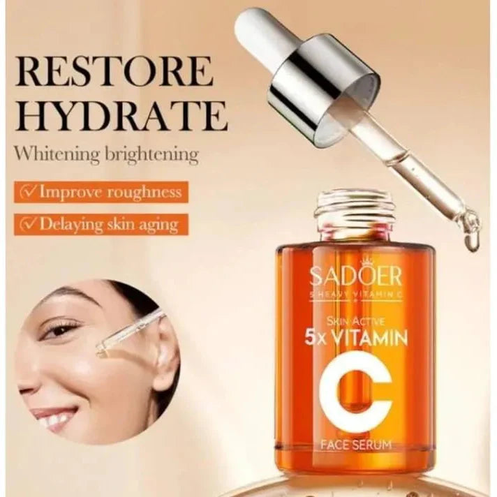 Sadoer Skin Active 5x Vitamin C Face Serum - 30ml Sadoer
