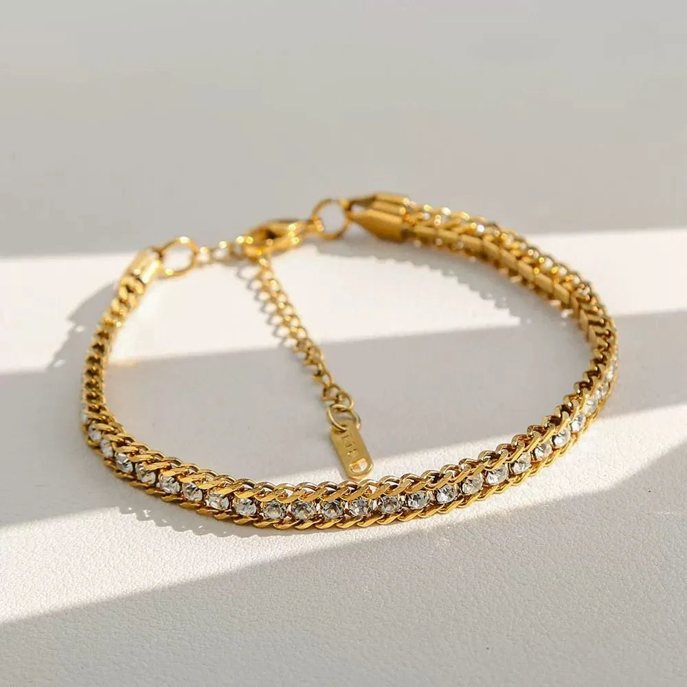 Stainless steel Luster bracelet Cosmia