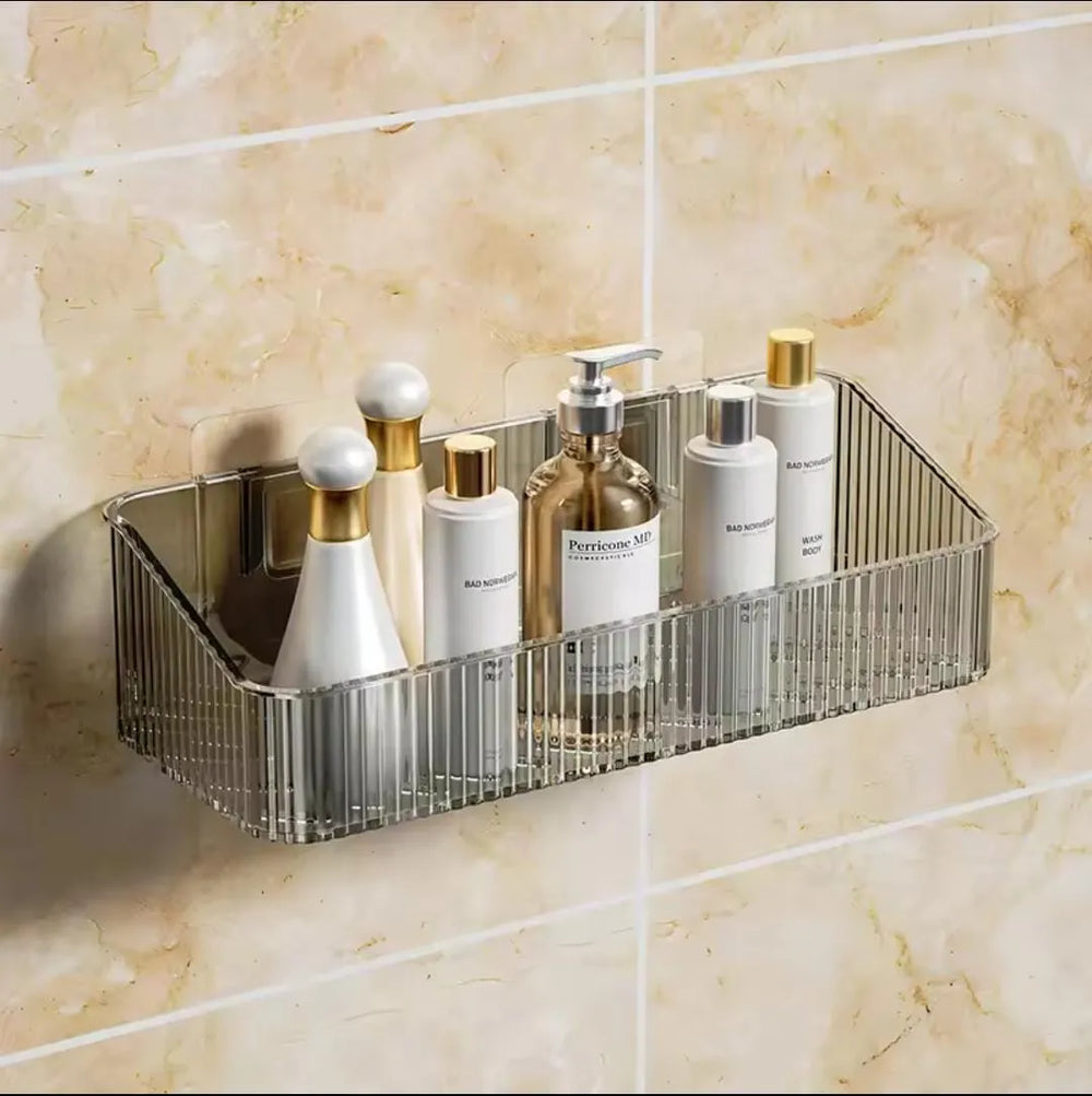 Acrylic Bathroom Organizer Shelf Transparent Cosmia.pk