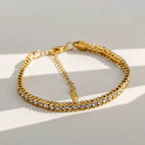 Stainless steel Luster bracelet
