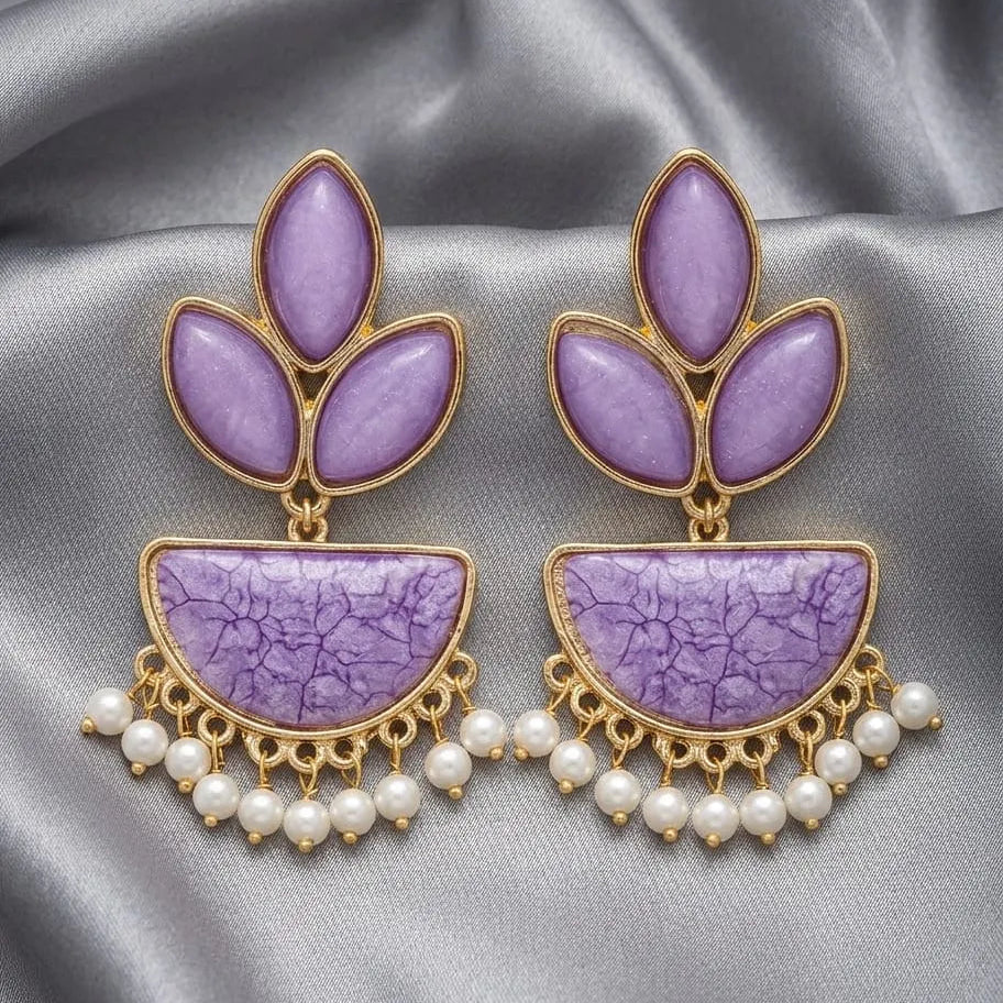 Stone Drop Earrings – Elegant Fashion Cosmia.pk