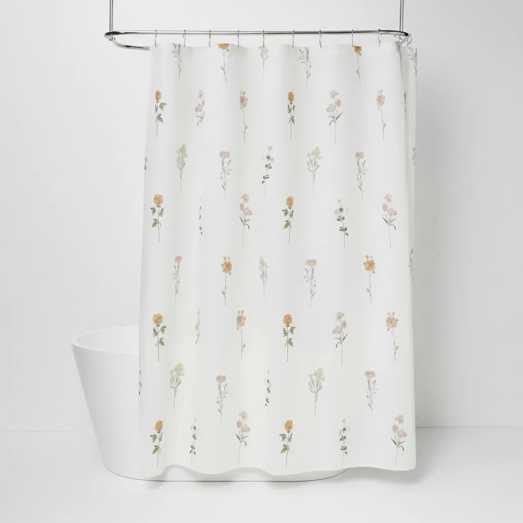 12 Hooks Shower Curtain – Waterproof Bathroom Curtain (180×180cm) Cosmia.pk