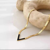 Snake V Necklace