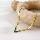 Snake V Necklace
