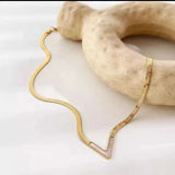Snake V Necklace