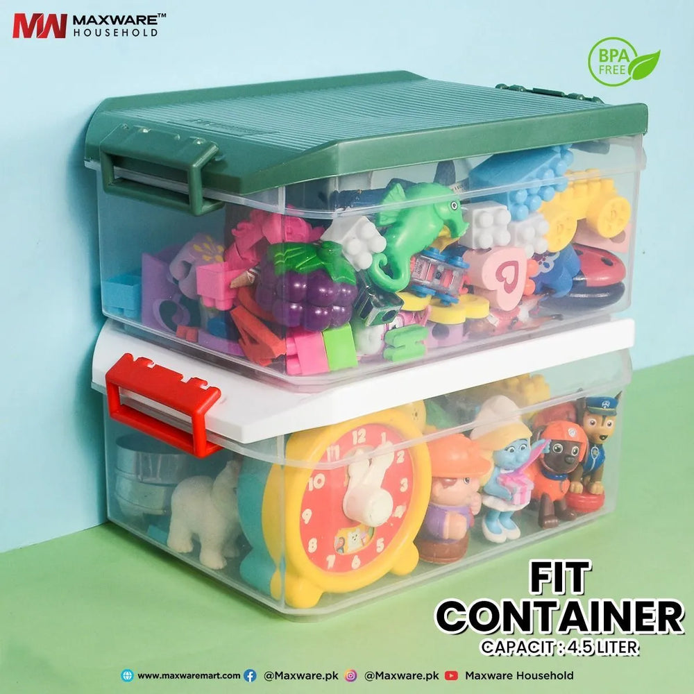 Maxware Household Fit Container - 4.5ltr maxware