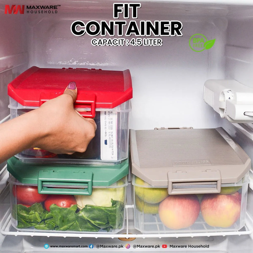 Maxware Household Fit Container - 4.5ltr maxware