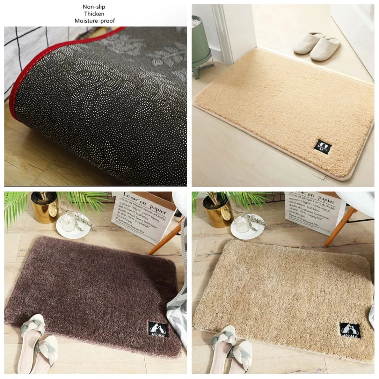Non-Slip Water Absorbent Door Mat – Quick-Dry Floor Mat (40x60cm) Cosmia.pk