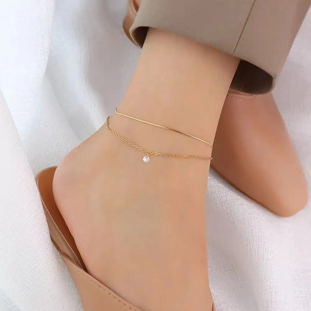 Stainless steel Anklet Cosmia