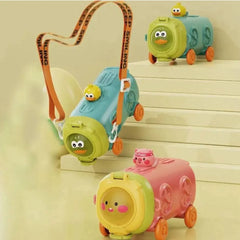 Cartoon bus-shaped water bottle - 500ml Cosmia.pk