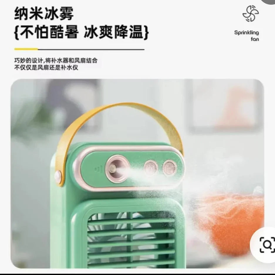 Portable USB Desk Fan with Humidifier Cosmia.pk