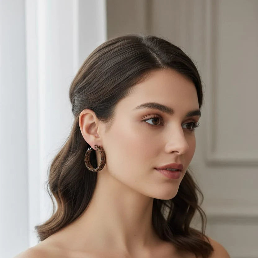 funky hoops earring Cosmia