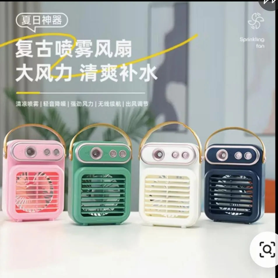 Portable USB Desk Fan with Humidifier Cosmia.pk