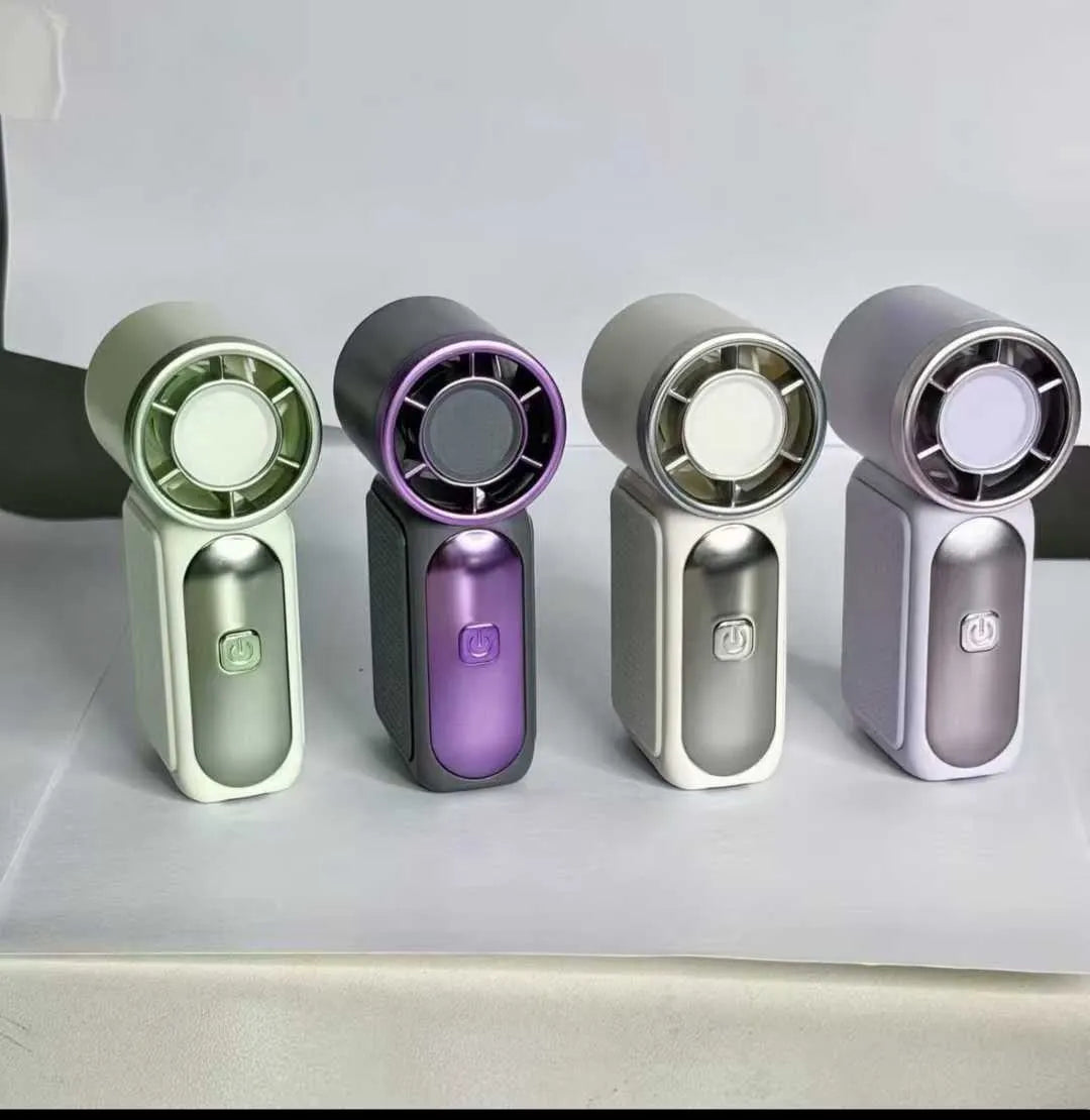 Powerful Turbo Handheld Fan - Rechargeable and Lightweight Cosmia.pk