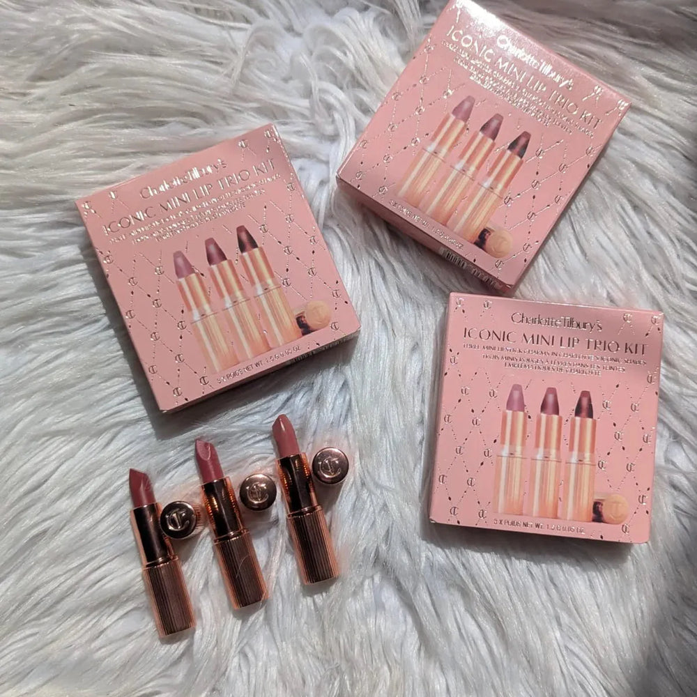 Charlotte Tilbury's Iconic Mini Lip Trio Kit Charlotte Tilbury