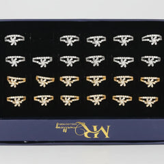 Gold-Plated Zirconia Rings – Elegant Sparkle for Every Occasion Cosmia.pk