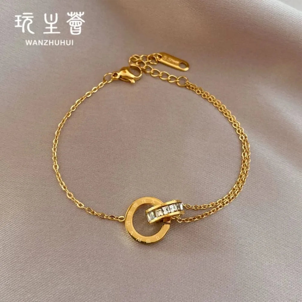 Stainless Steel Roman bracelet Cosmia