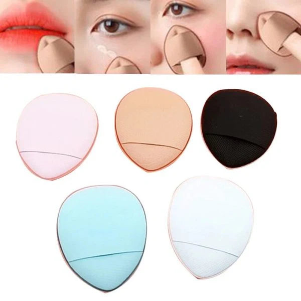 QUETEE 4Pcs Mini Finger Puff Top Beauty