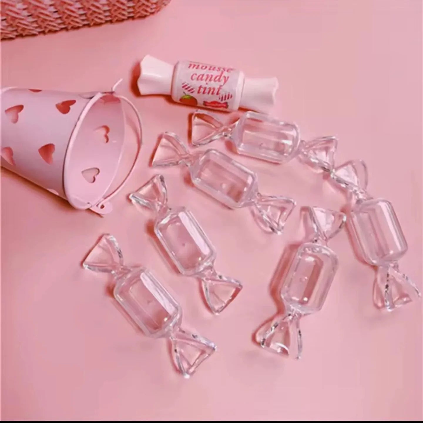Transparent Mini Toffee Organizer - Pack Of 10 Cosmia.pk