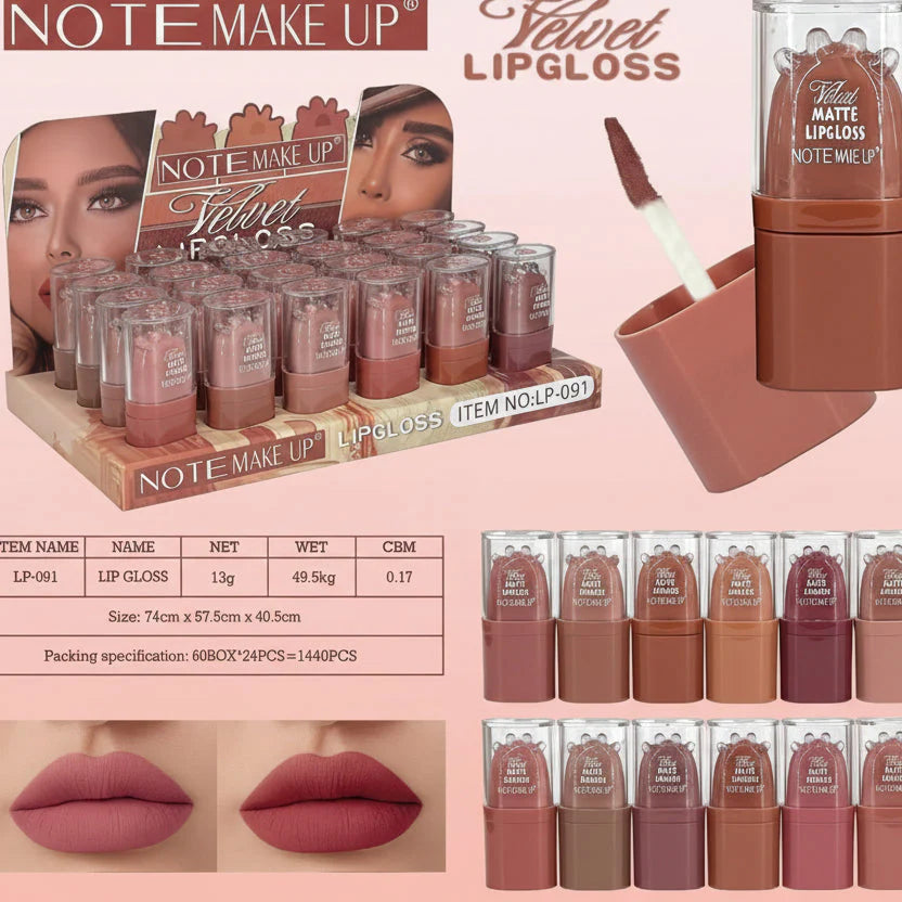 Note Make Up Velvet Lipgloss Note