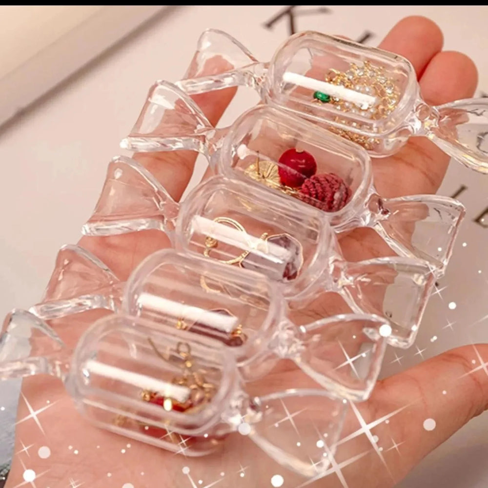 Transparent Mini Toffee Organizer - Pack Of 10 Cosmia.pk