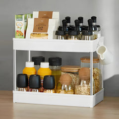 2-Layer Smart Storage Organizer - Each Cosmia.pk