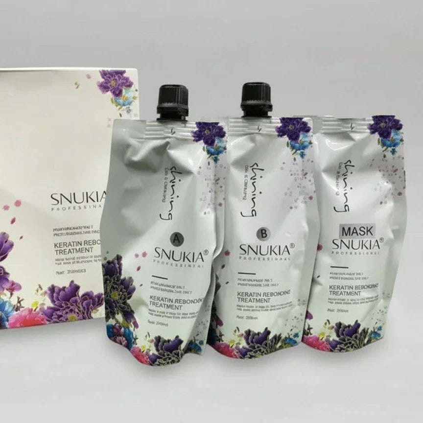 SNUKIA Keratin-Infused Japanese Hair Straightening Cream Kit Snukia