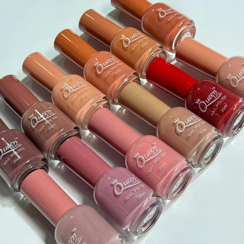 Queen Nail Polish Set - Pack of 12 Queen