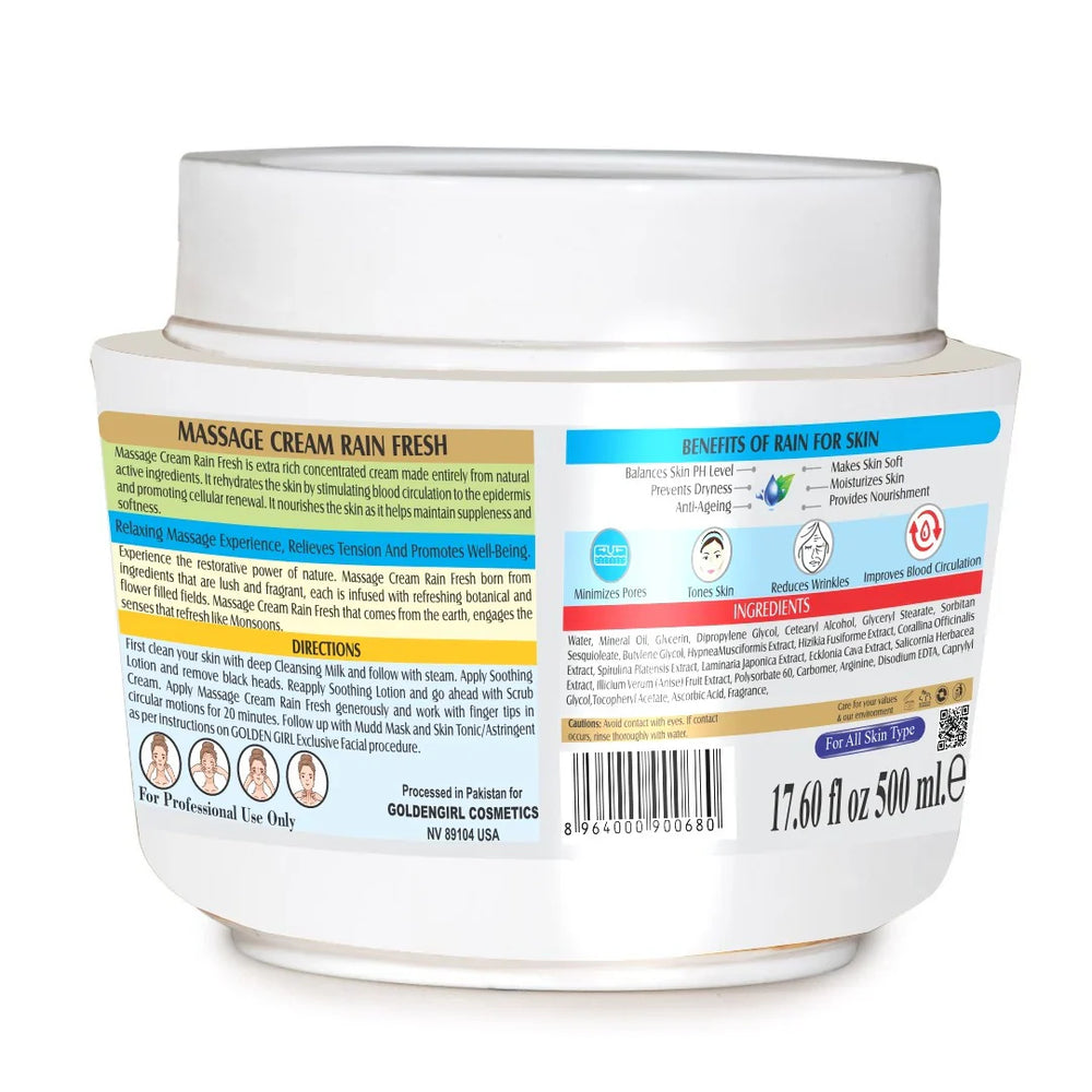 Soft Touch Massage Cream (Rain Fresh) 500ml Soft Touch