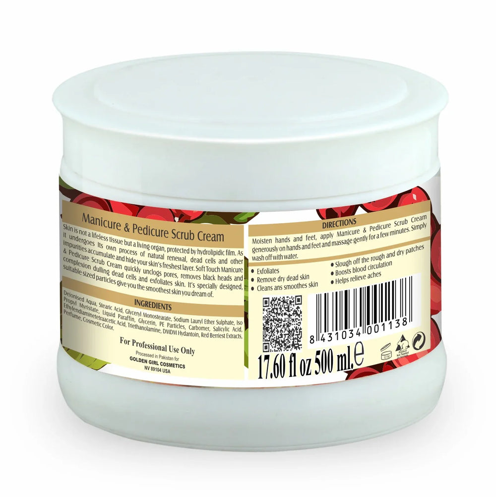 Soft Touch Manicure & Pedicure Scrub Cream Soft Touch