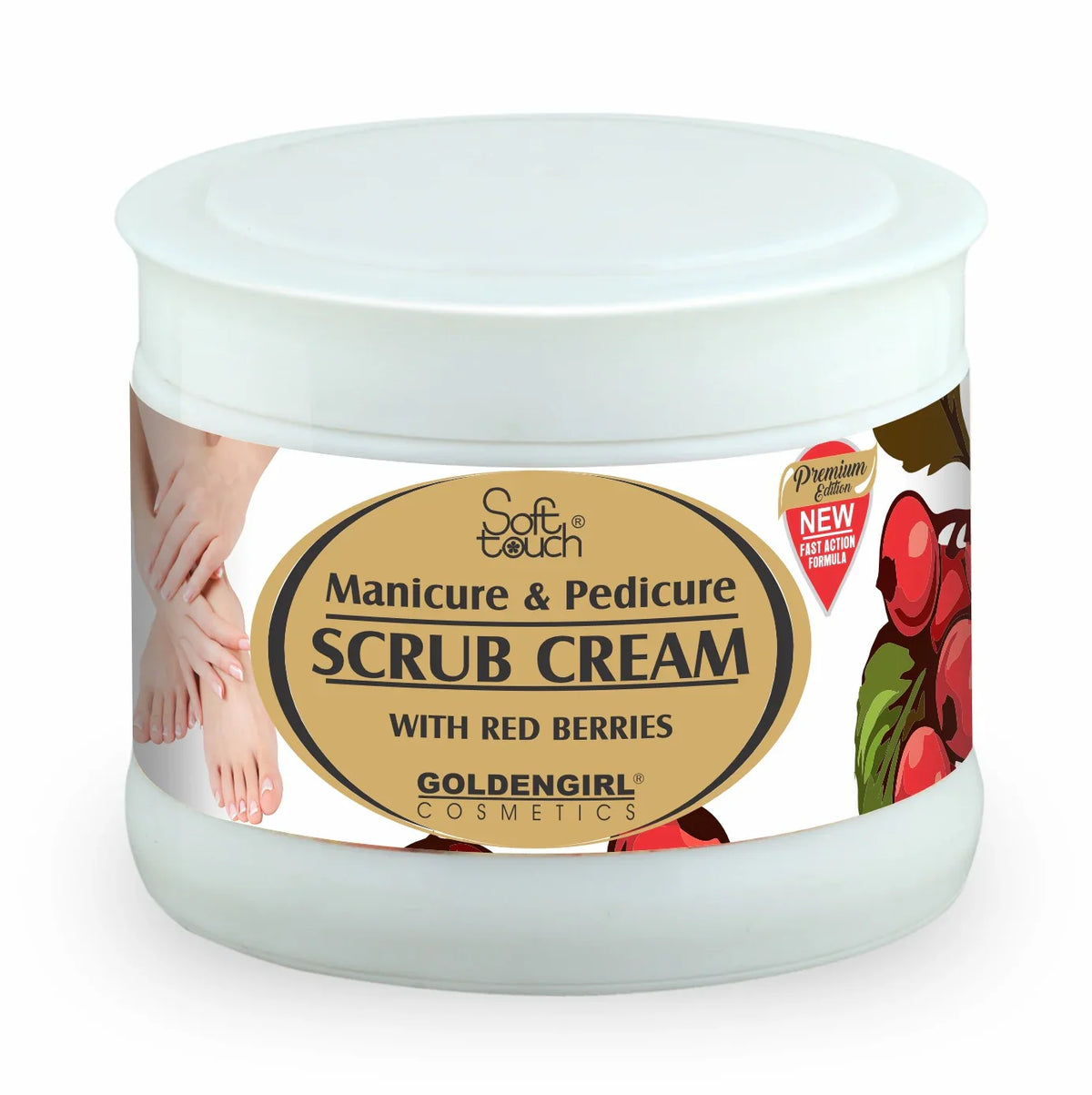 Soft Touch Manicure & Pedicure Scrub Cream Soft Touch