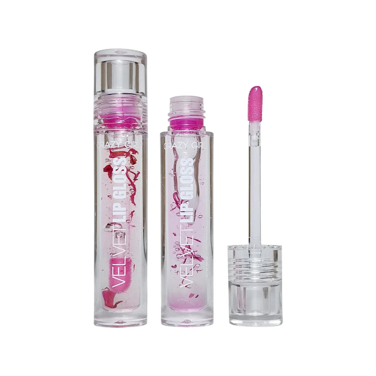 Crazy Girl Transparent Velvet Lip Gloss Crazy Girl