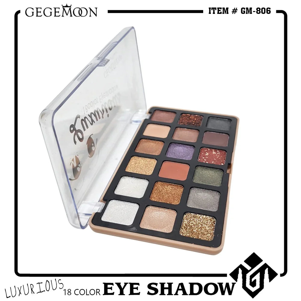 Gege Moon 18 Colors Luxurious Eyeshadow Palette Gege Moon