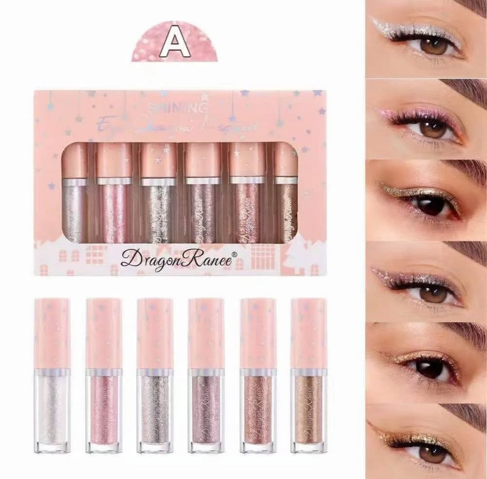 Dragon Ranee Liquid Eyeshadow + Eyeliner 6pc Pack Dragon Ranee